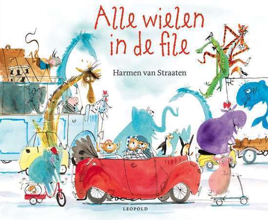 voertuigen kinderboek alle wielen in de file