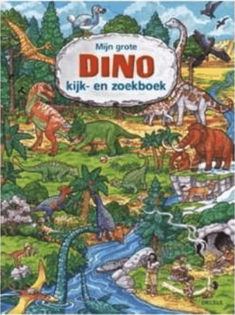 mijn grote dino kijk en zoek boek kinderboek over dinosaurussen