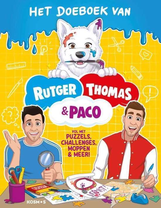 Het doeboek van Rutger, Thomas en Paco leerzame boeken