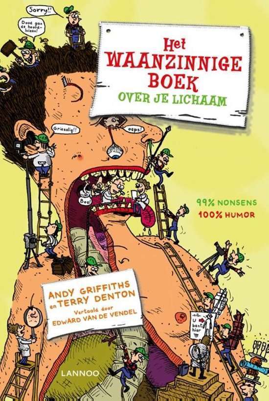 Het waanzinnige boek over je lichaam educatieve kinderboeken
