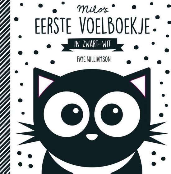 Milo's eerste voelboekje in zwartwit babyboeken