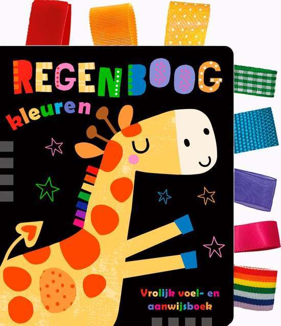 Regenboogkleuren peuterboek