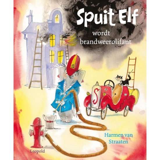 Spuit Elf wordt brandweerolifant kinderboek