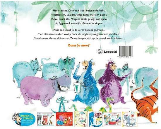 Tien olifanten op weg naar een dansfeest rijmboeken