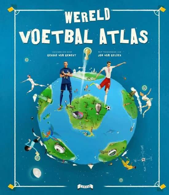 Wereld Voetbal Atlas leerzame kinderboeken