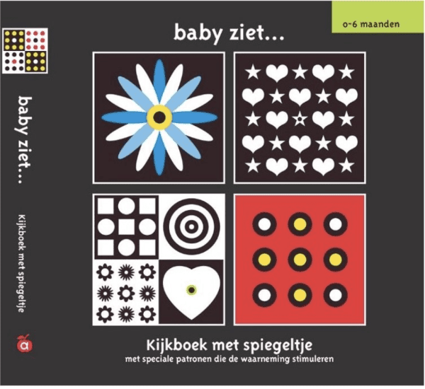 kijkboek met spiegeltje 0-6 maanden babyboeken