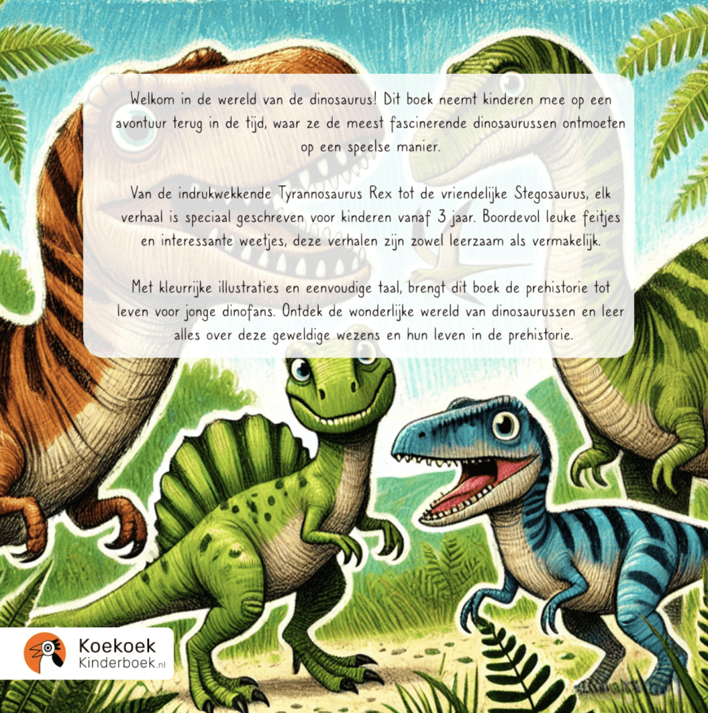 kinderboek dinosaurussen