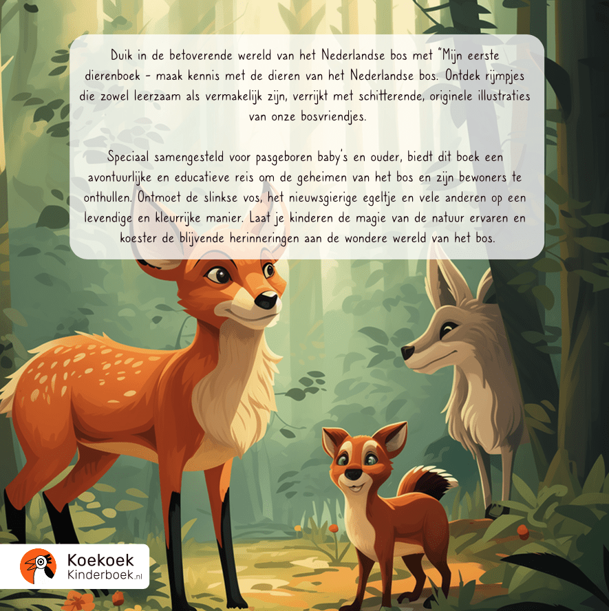 kinderboeken over dieren in het bos