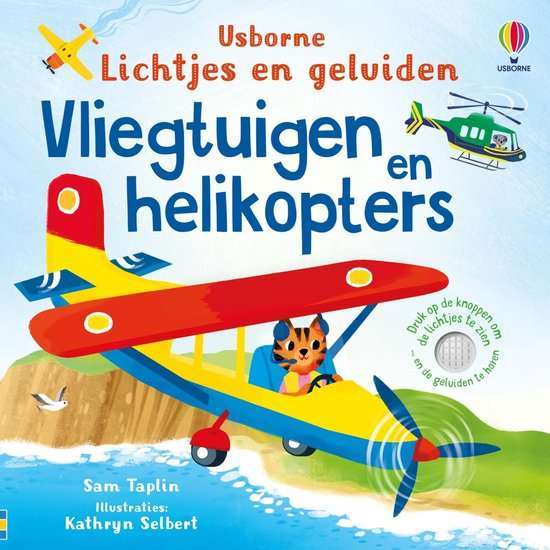 Vliegtuigen en helikopters geluidenboek