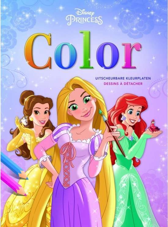 Disney Princess - Kleurboek - Blok met uitscheurbare kleurplaten kleurboek voor kinderen