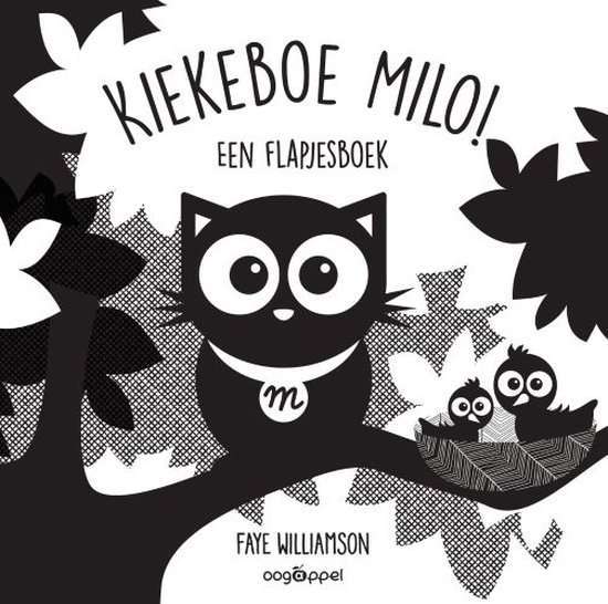 Kiekeboe Milo! zwart-wit babyboekje