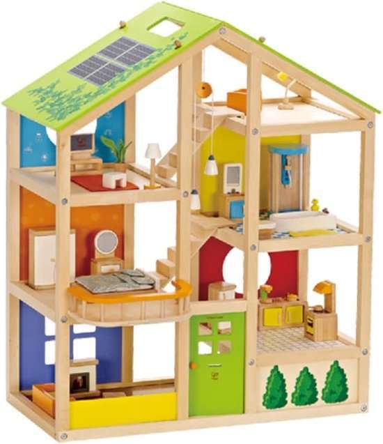 Hape Houten speelhuis poppenhuis