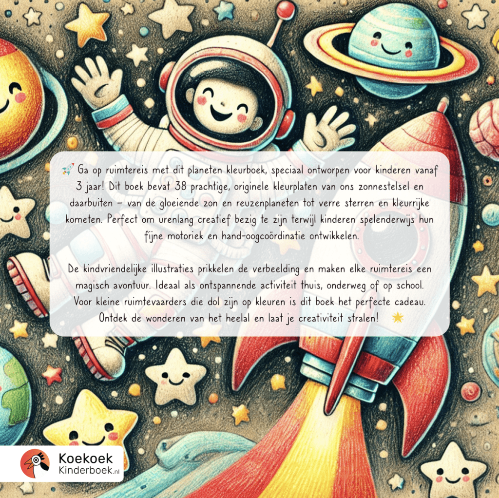 planeten kleurboek voor kinderen
