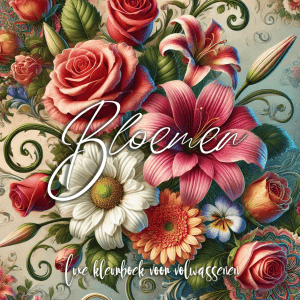 bloemen kleurboek volwassenen