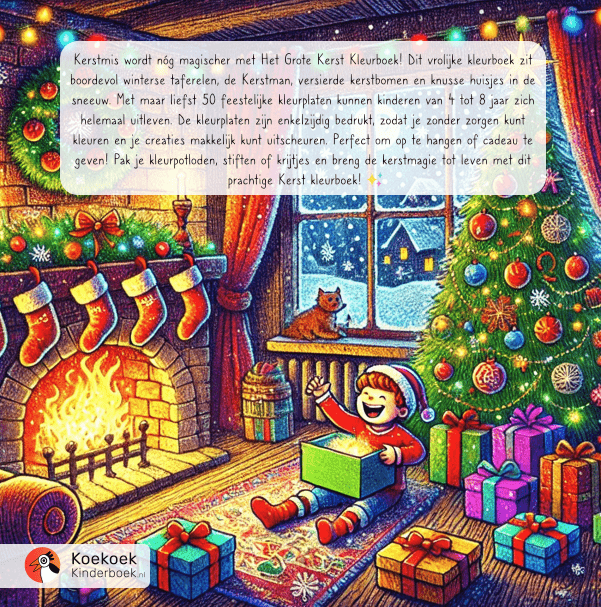 kerst kleurboek voor kinderen