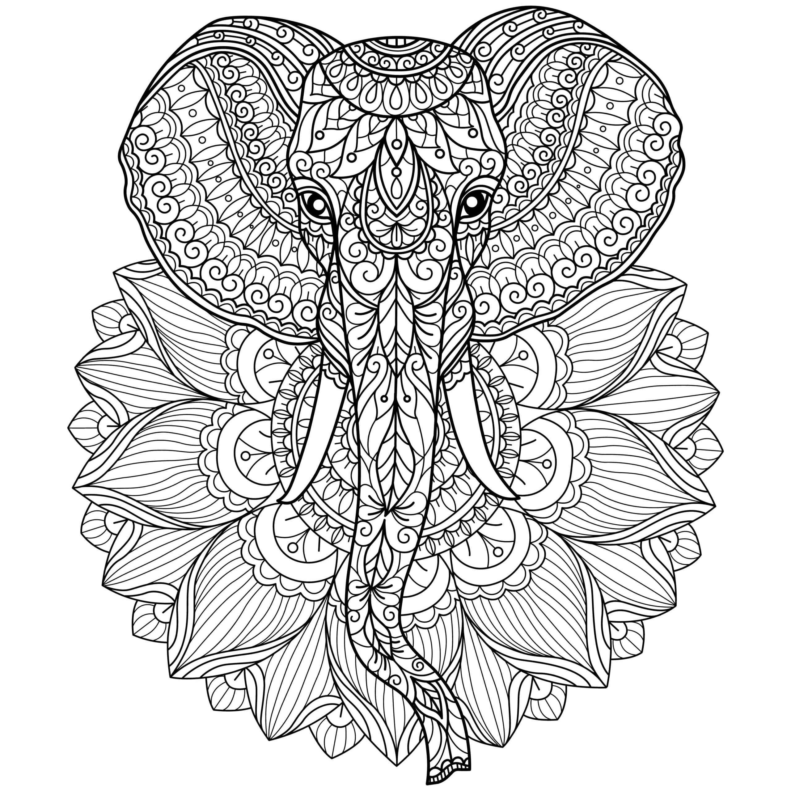 mandala dieren kleurplaten