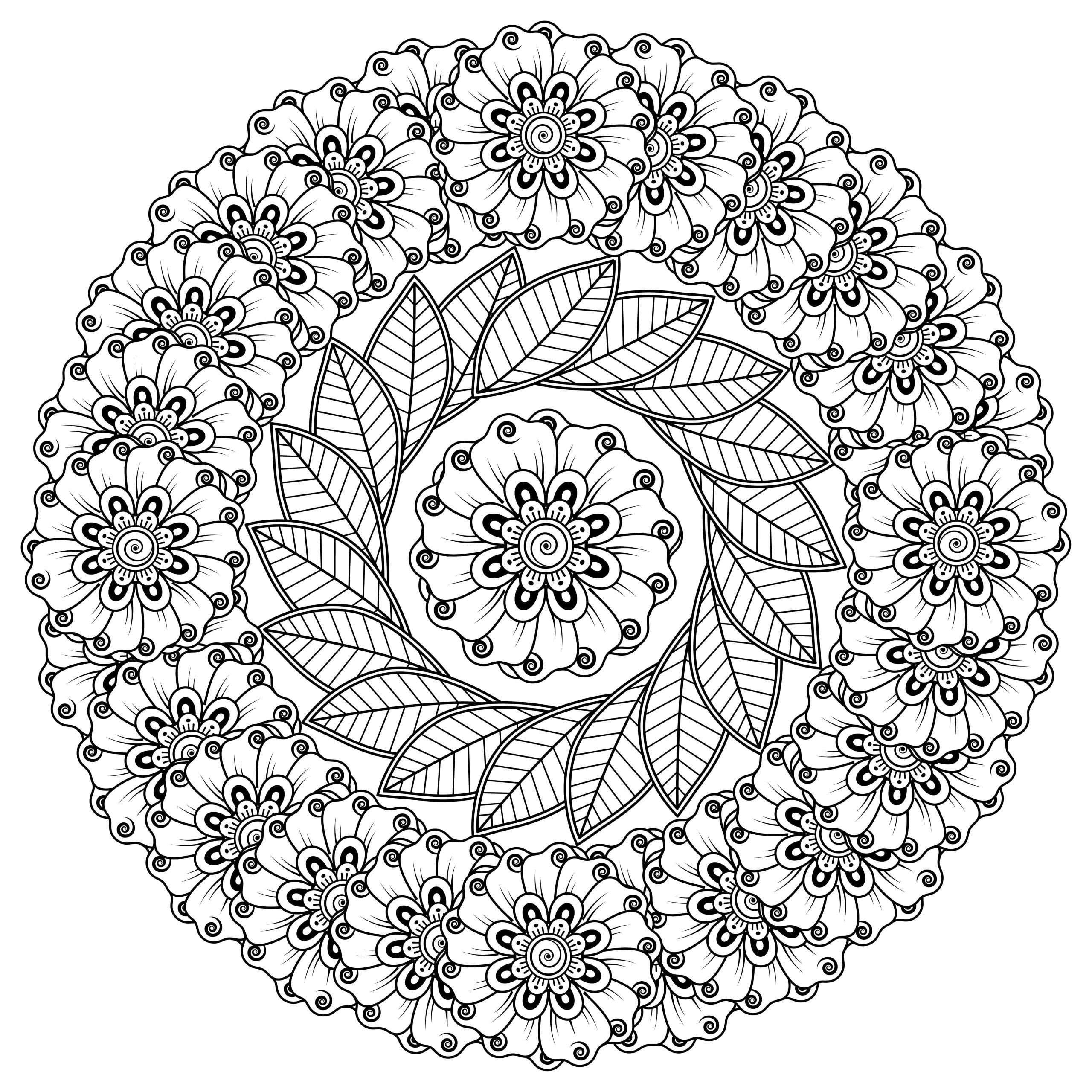 mandala kleurplaten