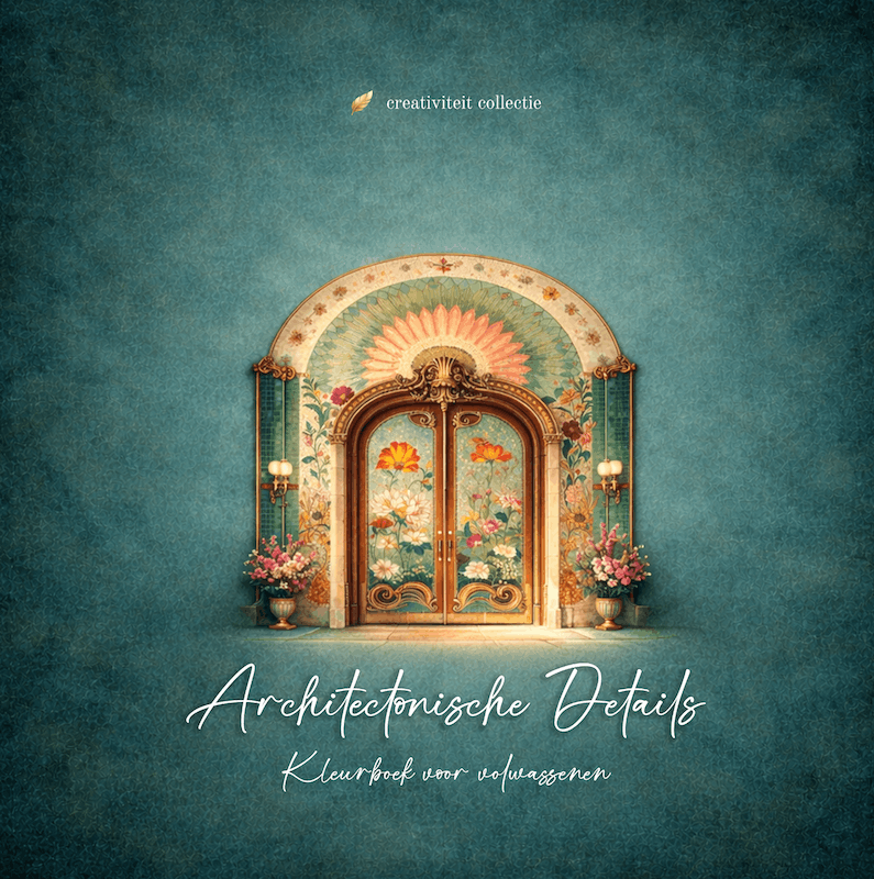 architectonische details architectuur kleurboek volwassenen