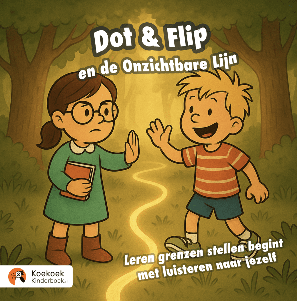 kinderboek over grenzen stellen dot & flip en de onzichtbare lijn