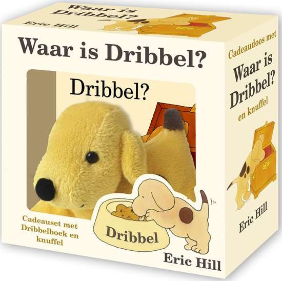 Dribbel - Cadeauset met Waar is Dribbel en knuffel