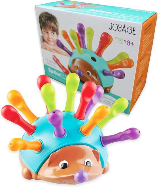 Joyage Egel Fijne Motoriek kleuters - Sensorisch speelgoed baby 6 maanden 0 jaar - Baby Speelgoed 1 jaar meisjes - Sinterklaas cadeautjes Montessori speelgoed - Meisjes speelgoed 2 jaar jongens - Kinderspeelgoed Peuter speelgoed - Kleuter speelgoed