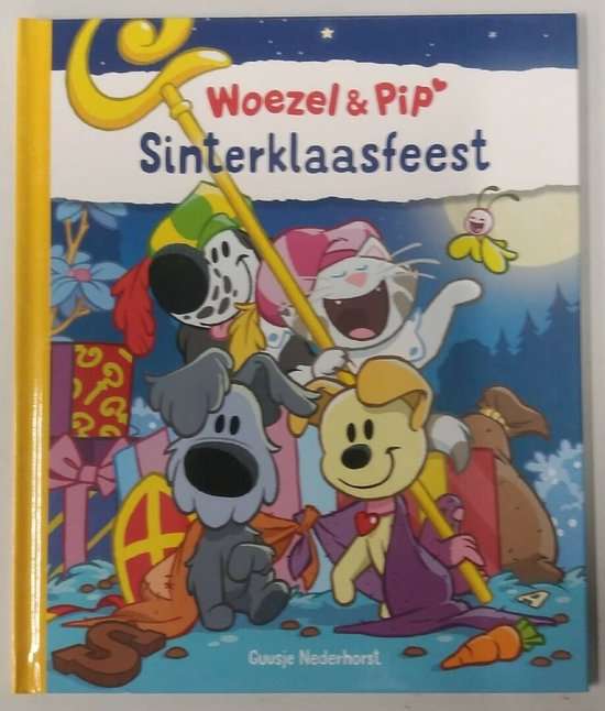 Sinterklaas boek Woezel en Pip: Sinterklaasfeest
