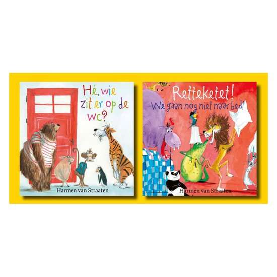Grappige en ondeugende rijmprentenboeken - Uitdeelboekjes - Retteketet & Hé, wie zit er op de wc?