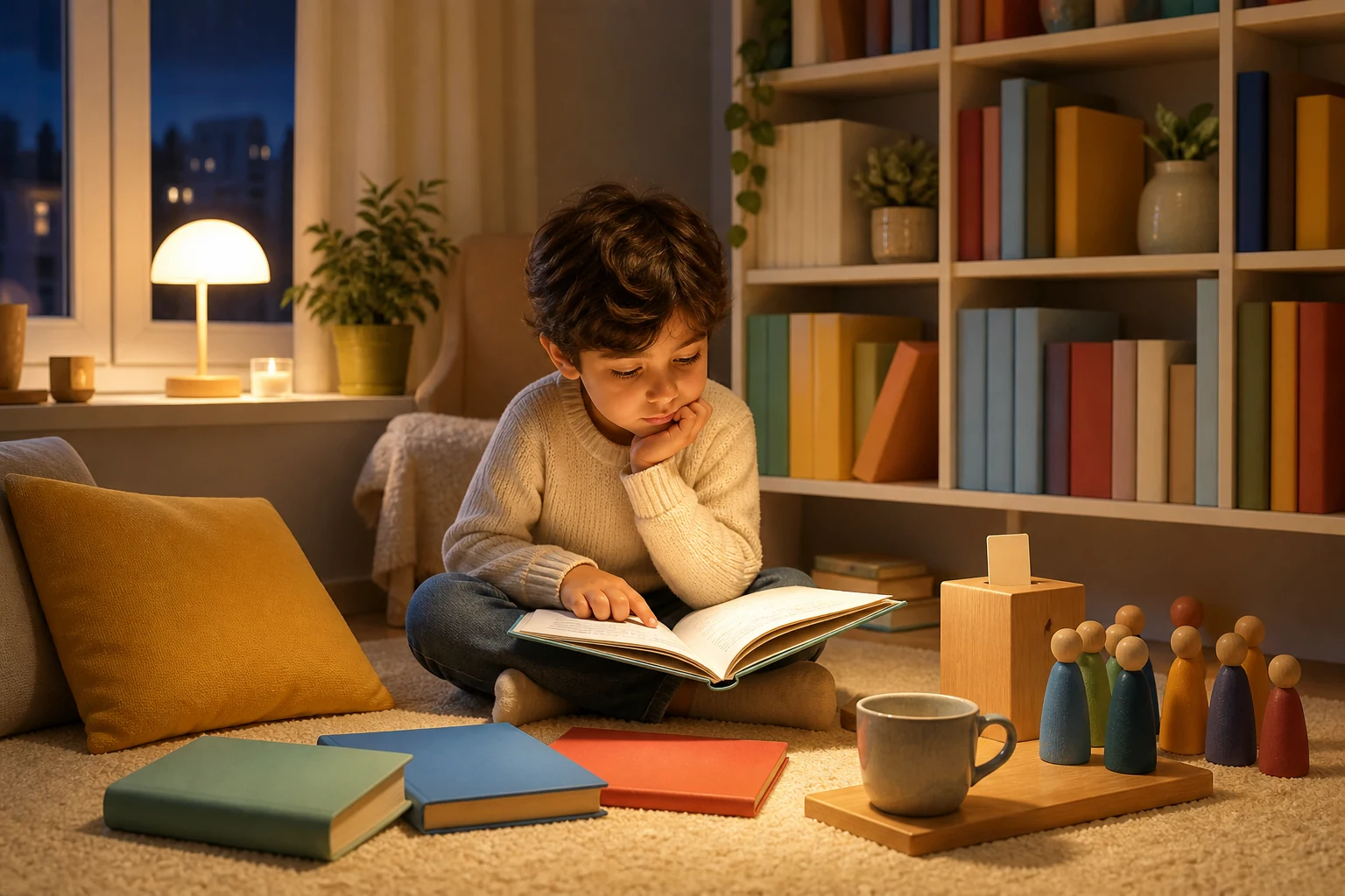 Boeken klaarleggen om samen te praten over politiek, eerlijkheid en waarheid bij kinderboeken over politiek en democratie 2026.