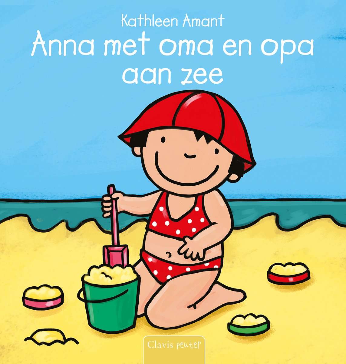Anna met oma en opa aan zee - voorleesboek over opa en oma
