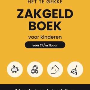 Voorkant van Het te gekke zakgeldboek voor kinderen, voor 7 t/m 11 jaar